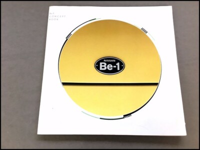 1987 1988 Nissan BE-1 Concept BE1 Original Car Sales Brochure Catalog JDM