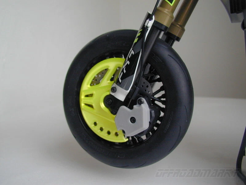 Losi Promoto SM FXR Upgrades Front Brake Disc Cover  1/4 RC Supermoto Motorrad - Bild 3 von 4