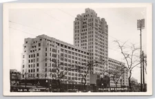 RPPC Rio De Janeiro Minister of Exercise Building Real Photo Postcard
