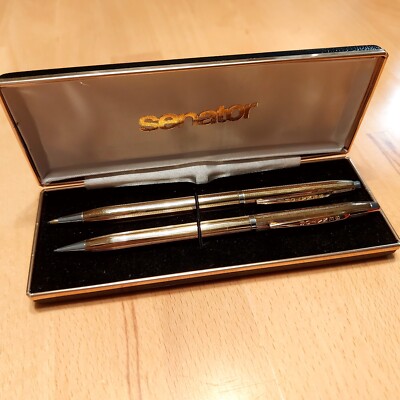 Goldenes Schreibset  von Senator
