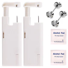 2Pcs Ear Nail Gun Disposable Aseptic Household Piercing Tools New Generation  