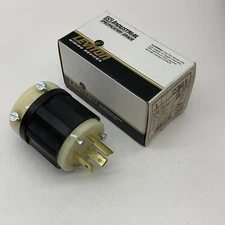 Leviton 2361 Twist Turn Lock Locking Plug 20A 125/250V 3-Pole 3Wire NEMA L10-20P