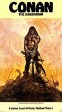 POSTER Conan Il Barbaro Frank Frazetta opera d'arte raro