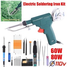 Automatic Solder Gun Kit 60W/80W Auto Feed Hand-held Welding Tool w/ Solder Wire