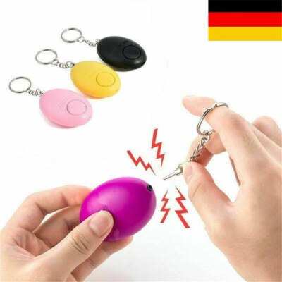 1-5 Stk Alarm Schlüsselanhänger LED Licht Safe Sound 130DB für Frauen Kinder-DE