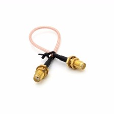 RF SMA Female Plug Switch to SMA Female Jack Adapter Cable Antenna Connector