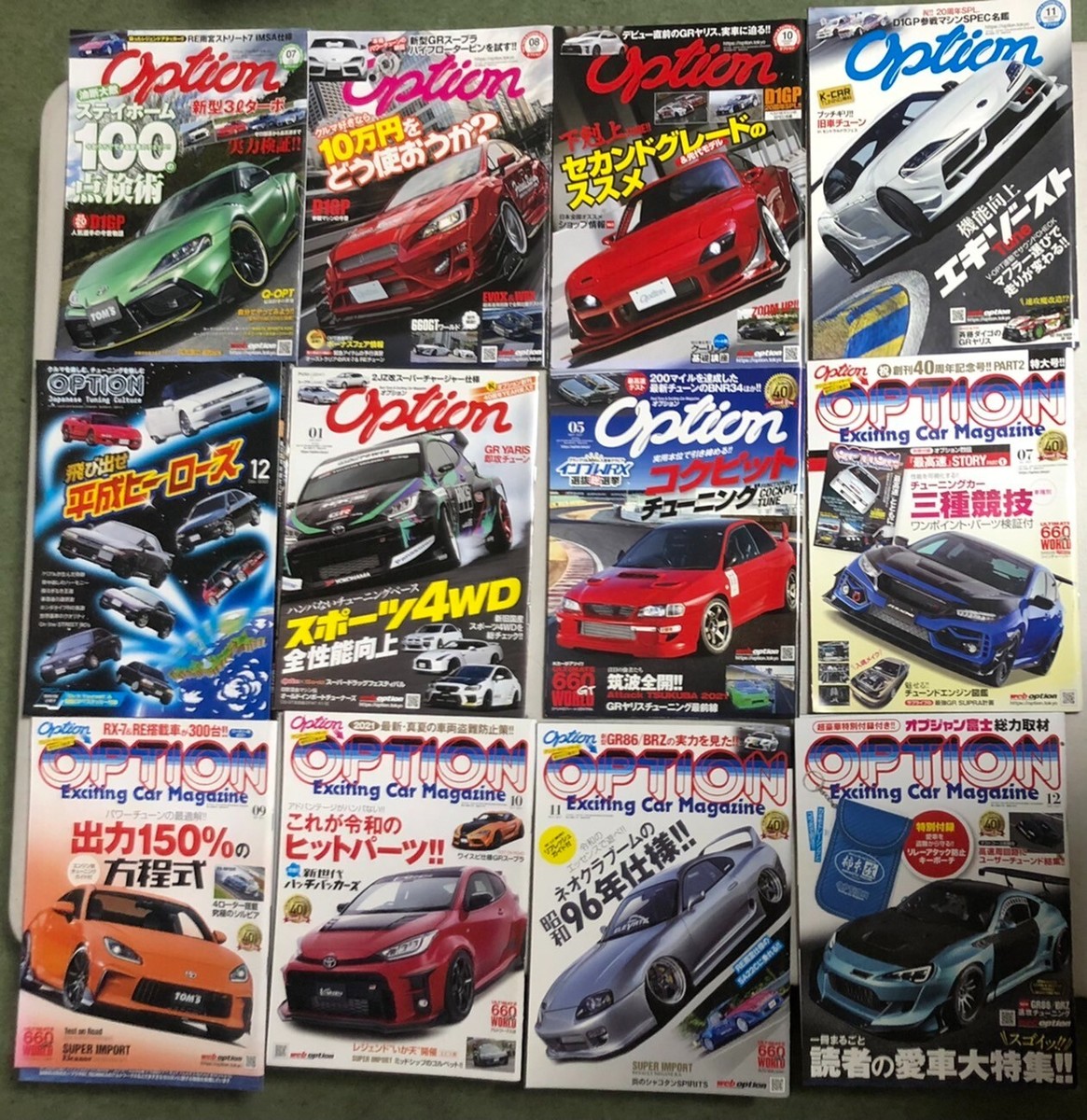 WRC 00vol.1等(レーシングオン)+インプレッサのすべて等、計12冊 Book Tuning Subaru Impreza Vol.1 WRC GD GC GDB Gc8 GG STI
