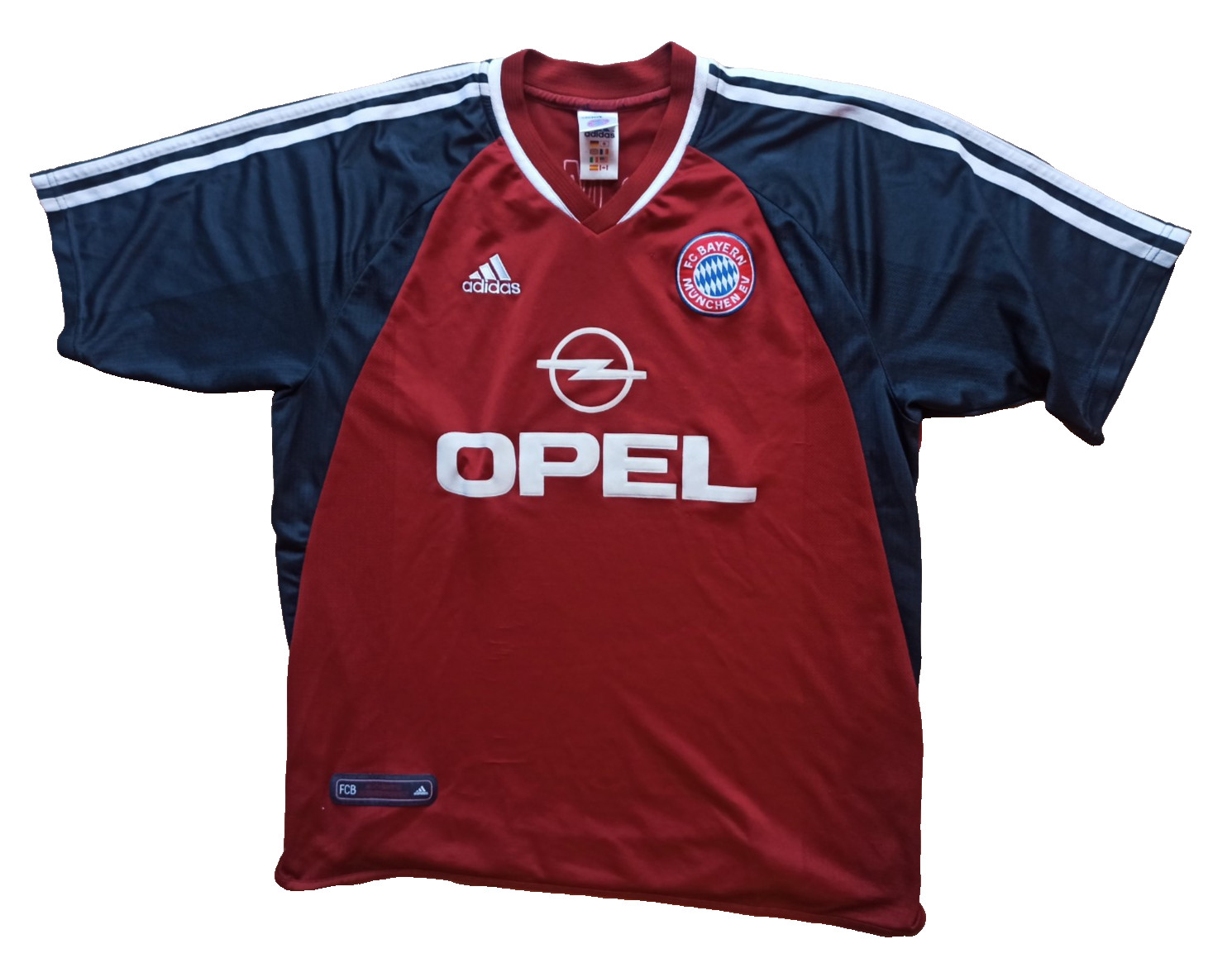 Adidas FC Bayern 2001/2002 Home Home Jersey Shirt Vintage Red L