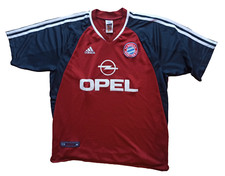 Adidas FC Bayern 2001/2002 Home Home Jersey Shirt Vintage Red L
