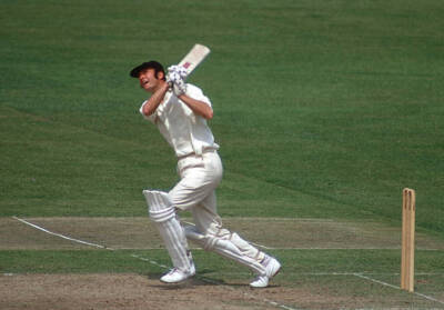 Mike Smith batting for Middlesex at Lord's Cricket Ground, L - Cricket Old Photo