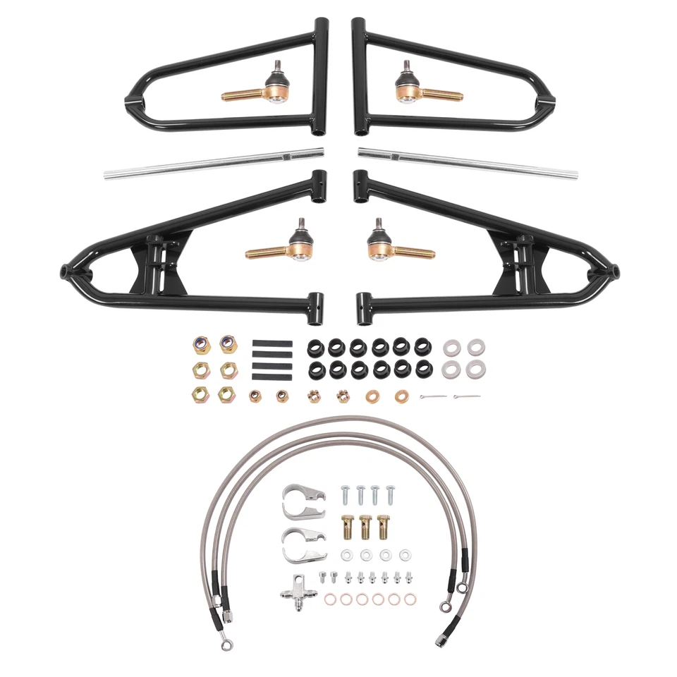 Brazos delanteros A +2 +1 para Raptor 700 700R 2006-2017 con abrazaderas de líneas de freno ajustables Foto 2 de 4