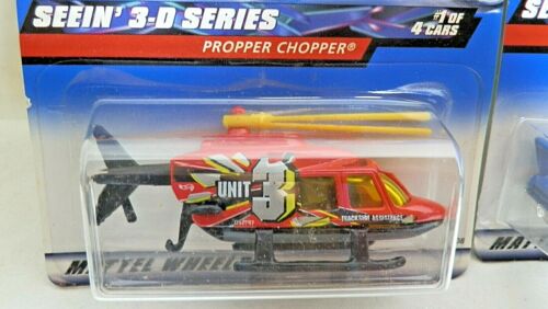 Hot Wheels 2000 Vintage See'In 3-D Series 1-4 Of 4 Complete Set, New In Package - Picture 3 of 12