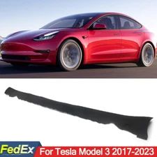 For Tesla Model 3 17-23 Left Lower Side Skirt Molding Rocker Panel 1089828-00-D