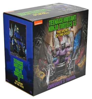 NECA TMNT 2: Shredder's Throne Secret Of The Ooze Diorama