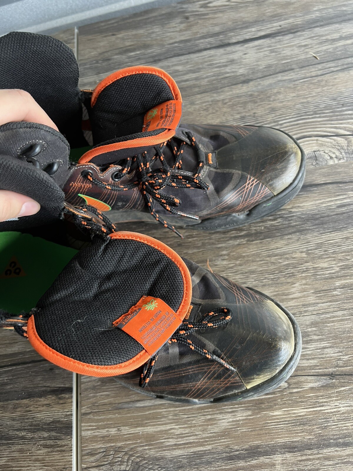 Size 12 Nike Zoom Ashiko ACG Anthracite Team Orange for sale online