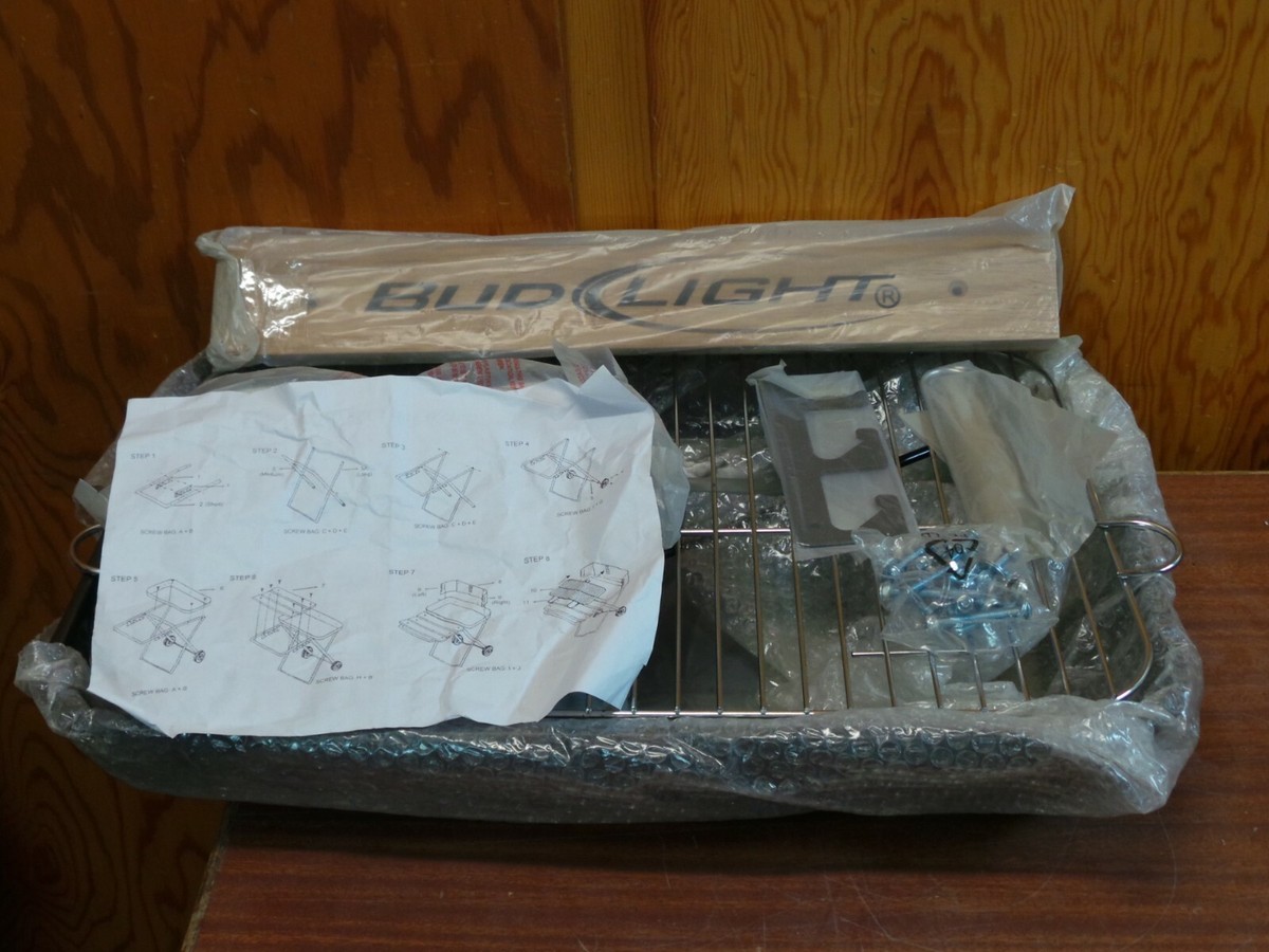 Bud Light Folding Tailgate Grill New | eBay