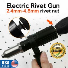 New Electric Rivet Nut Gun Adaptor Insert Cordless Power Drill Tool Kit Set