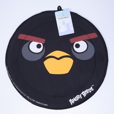 SAMPLE Angry Birds Bomb Black Bird Fabric Flying Disk  14" 2012 CWT Collection