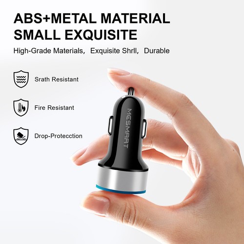 Dual USB Ports Car Charger Plug Adapter Lot for Samsung Galaxy Android Phone - Picture 5 of 29