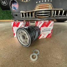 (2) TOYOTA OEM Engine-Oil Filter 90915YZZD1 w gasket