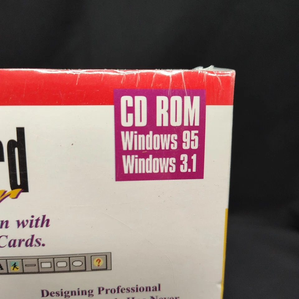 Vintage 1997 New Sealed Swift Platinum Business Card Maker Software Windows PC  - Image 4 of 4