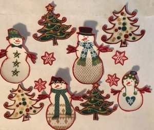 Download Our New Snowmen Forest Iron On Fabric Appliques Holiday Christmas Crafts Ebay Yellowimages Mockups