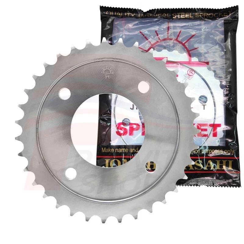 Juego de piñones delanteros y traseros y cadena JT para CT-125 Hunter Cub 14-39-120L dorado DID Foto 4 de 4