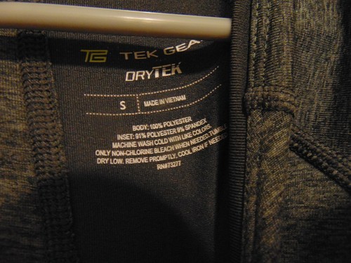 Women's Tek Gear Dry Tek Gray shirt Size Small - Picture 2 of 3