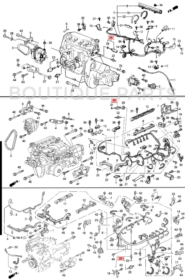 Original do fabricante para sensor de temperatura do líquido de arrefecimento Honda 37870-PJ7-003 ECT temperatura do transmissor - Imagem 3 de 4