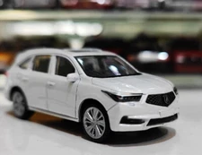 TG Bburago 1:64 White Acura MDX SUV Sports Model Toy Diecast Metal Car BN