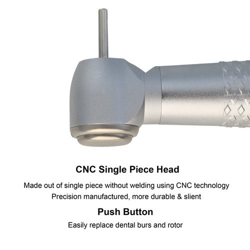Pieza de mano dental de alta velocidad COXO 2 4 orificios LED turbina autoalimentada CX207 NSK - Imagen 22 de 110