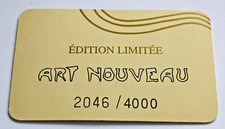 S.T. Dupont Echtheitszertifikat Feuerzeug Art Nouveau Limited Edition 1993