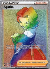 Agatha 210/198 Rainbow Rare Chilling Reign Pokemon Near Mint on eBay