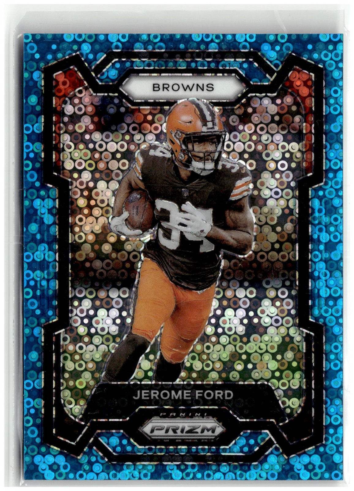 2023 Panini Prizm #66 Jerome Ford No Huddle Blue #/95