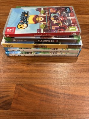 Video Game Lot (New/Sealed Games)  Nintendo Wii, Nintendo Wii U, Switch, Xbox 1