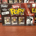 FUNKO Bitty Pop! (4) WWE • Rhodes • Lawler •  Steamboat • Mystery