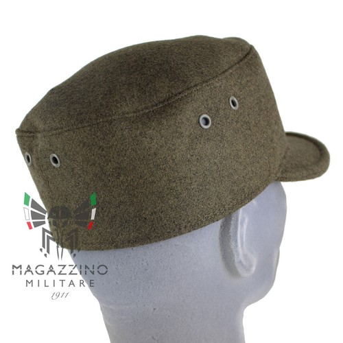 Berretto cappello "Norvegese" Esercito Italiano Alpini originale PANNO lana COPR - Picture 4 of 8