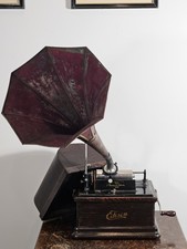 EDISON FIRESIDE MODEL A 2/4 COMBINATION, MODEL K REPRODUCER & FIRESIDE HORN