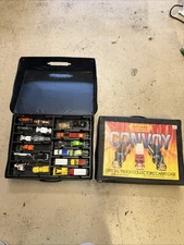 Vintage 1980s Matchbox Convoy Truck Carry Cases X 2 + 80 Hot Wheels Vehiclesa
