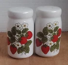 Vintage Strawberry Fields Salt & Pepper Shakers Set by McCoy