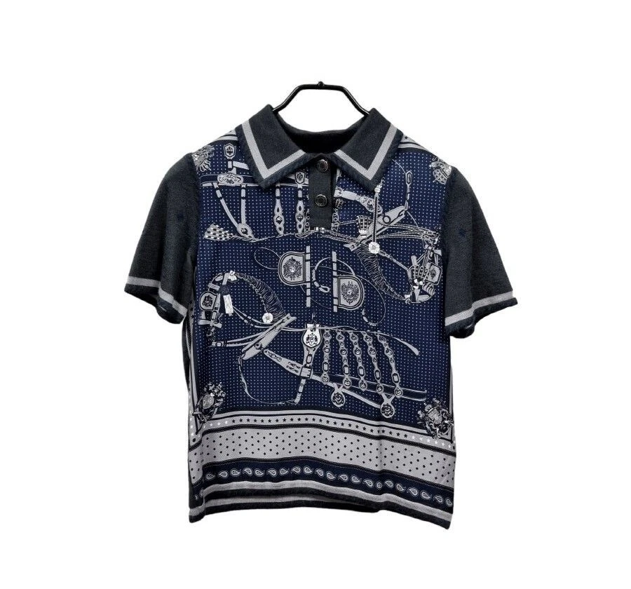 HERMÈS T shirt Hermes collo seta 36 58023854