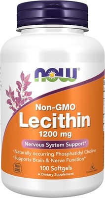Supplements, Sunflower Lecithin 1200 Mg with Phosphatidyl Choline, 100 Softgels