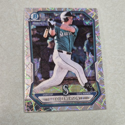 #ad Bowman 2026 Bowman Chrome Prospects Colt Emerson Mariners Refractor #BCP 108 $3.00