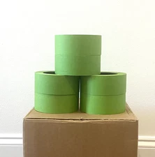 Lot Of 24 Rolls 2"X60 YRDS Green Painters Masking Tape QUICK SHIP USA Made BLEMS