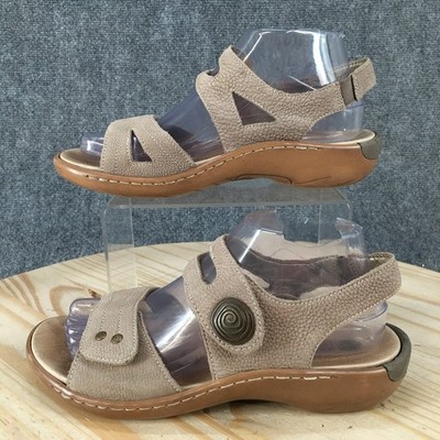 Remonte Sandals Womens 38 Slingback Slip On Comfort Casual Low Top Block Brown