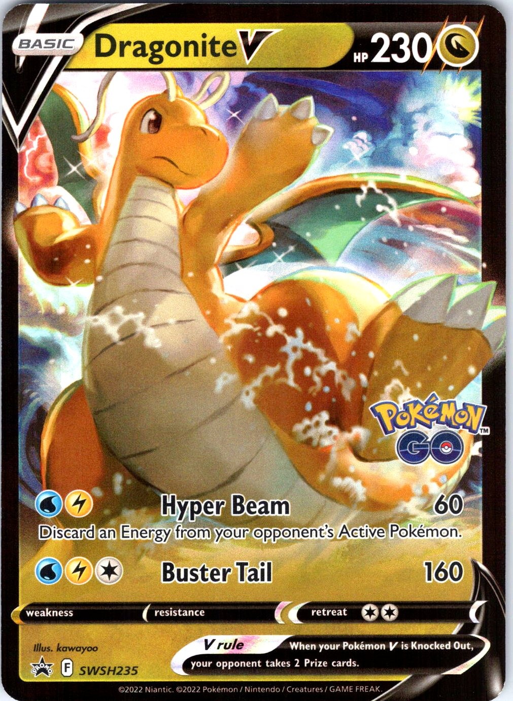 Dragonite V - SWSH235 SWSH: Sword & Shield Promo Cards Pokemon TCG NM