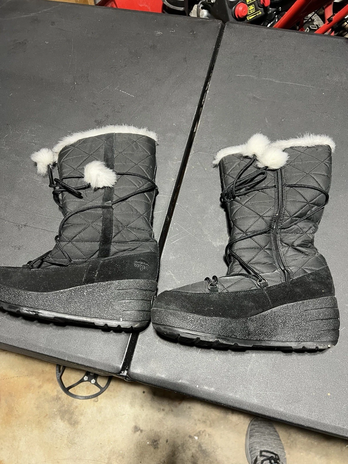 Totes Womens Donna Winter Boots Size 8