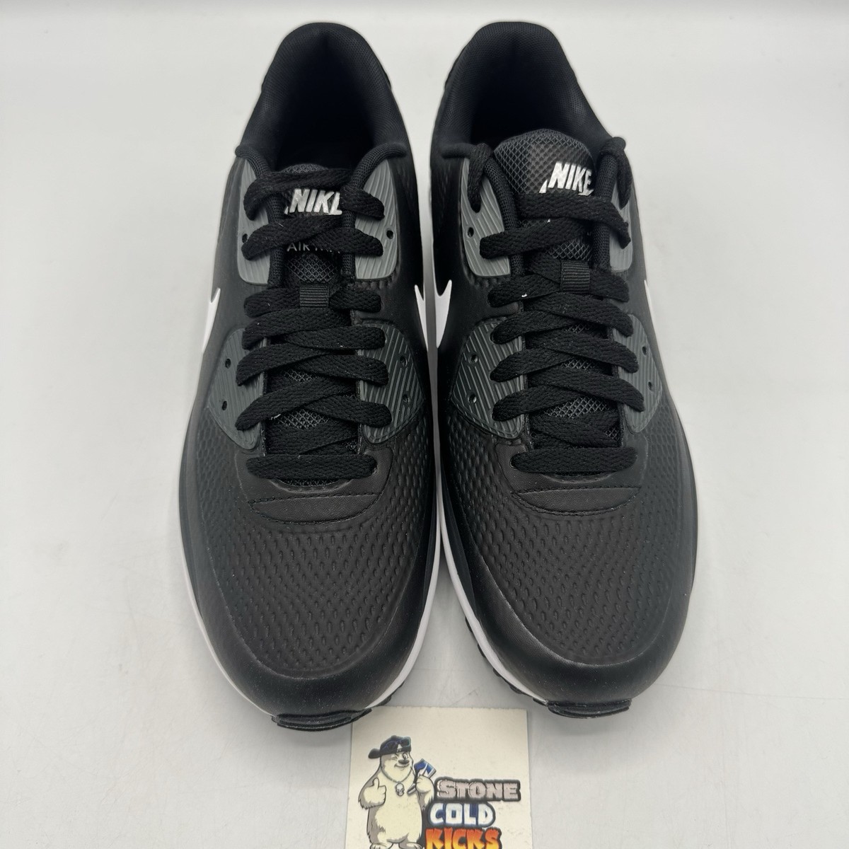 Size 9.5 - Nike Air Max 90 Golf Black for sale online | eBay