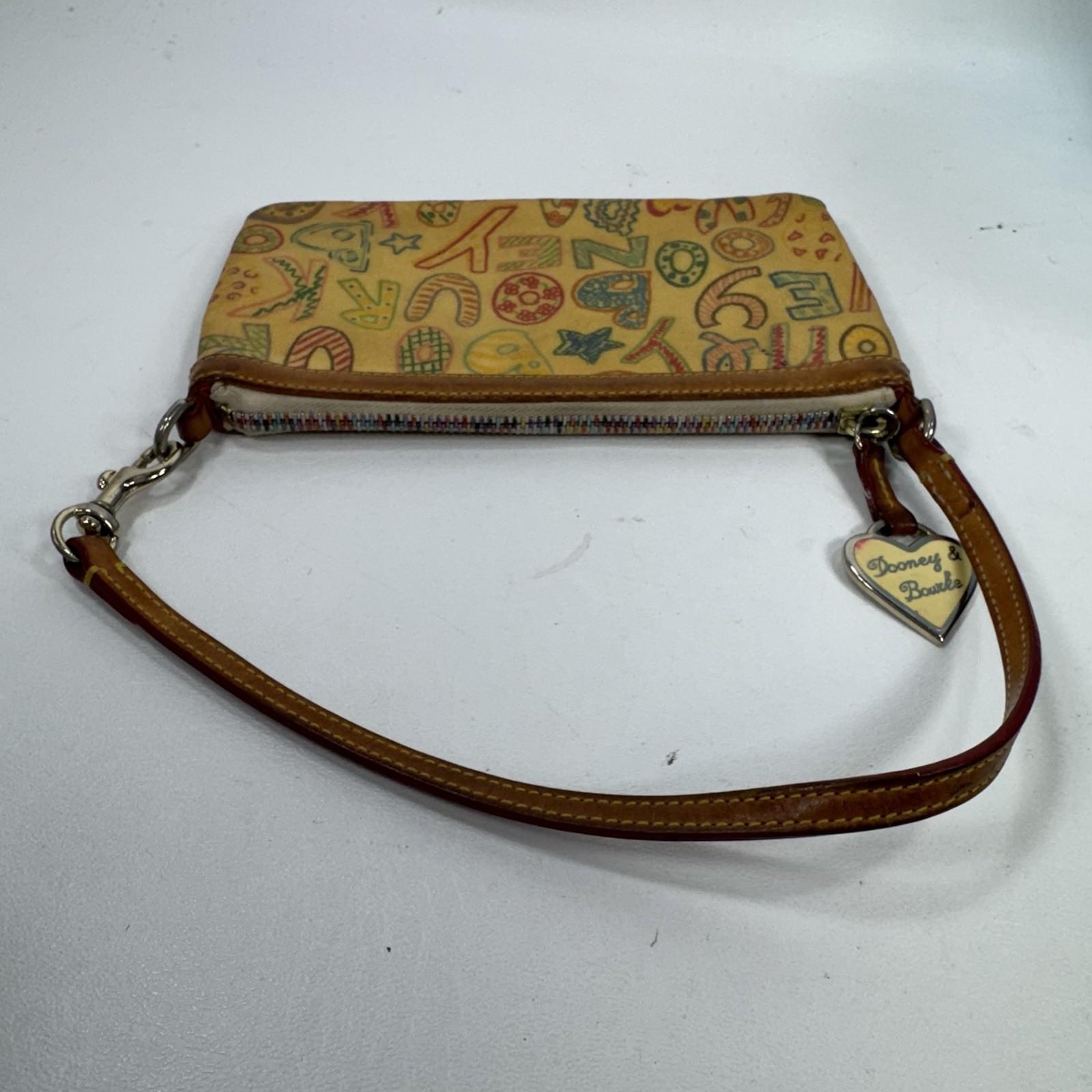 Dooney & Bourke Scribble Multicolor Wristlet All … - image 10