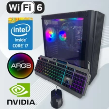 Great Value GAMING PC i7 512GB SSD RTX  16G RAM RTX 3050 Win11 WIFI 6 & BT Win10